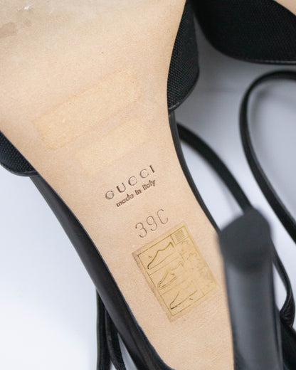 Vintage 2002 Gucci by Tom Ford Pointed Toe Mule Heels / 39 (US 9)