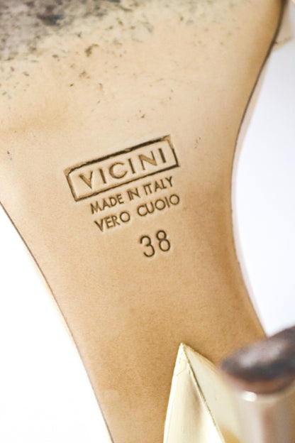 Vintage Vicini Giuseppe Zanotti Leather Lace Up Butterfly Sandals / 38 (US 8)