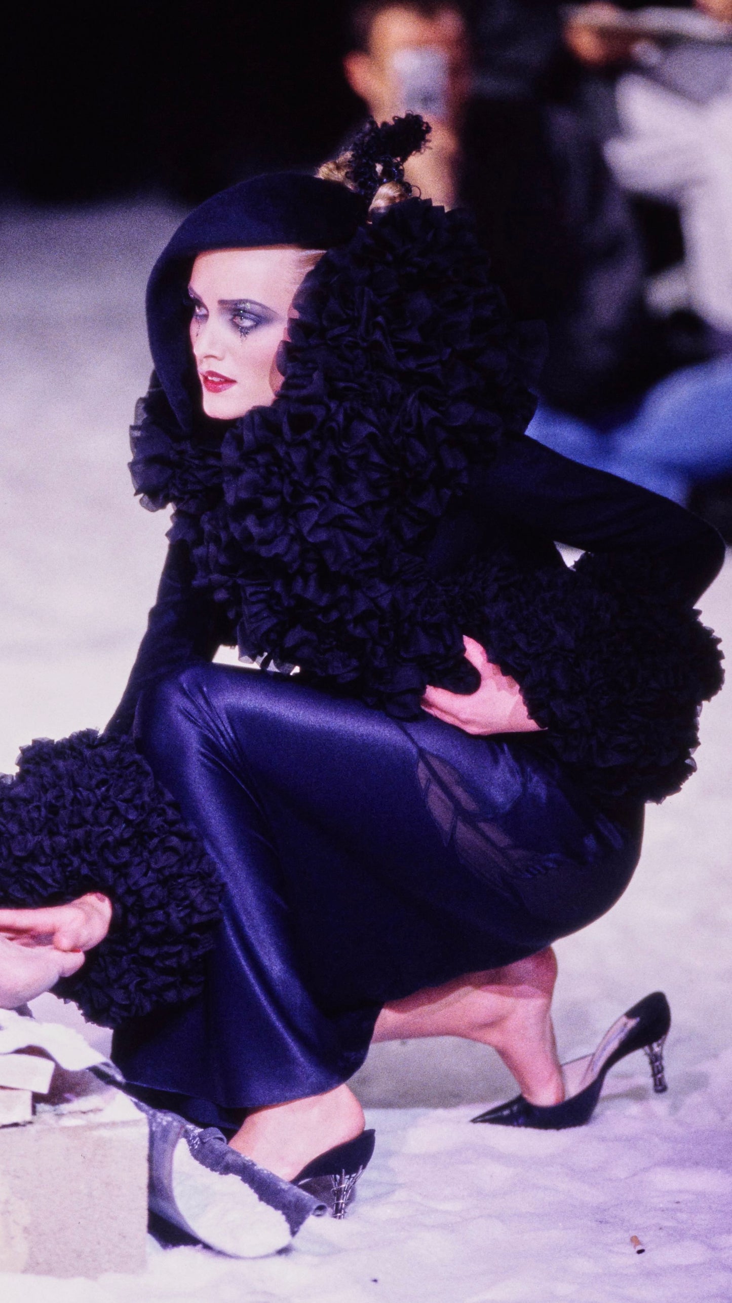 Vintage 1990s Manolo Blahnik for John Galliano Caged-Nail Heels / 36 (US 6)