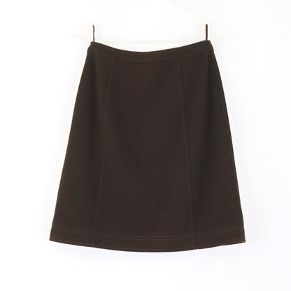 Vintage F/W 1996 Prada Brown Wool Nylon Skirt / IT 40 (XS-S)