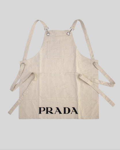 Prada F/W 2023 Cotton Linen Blend Apron / One size
