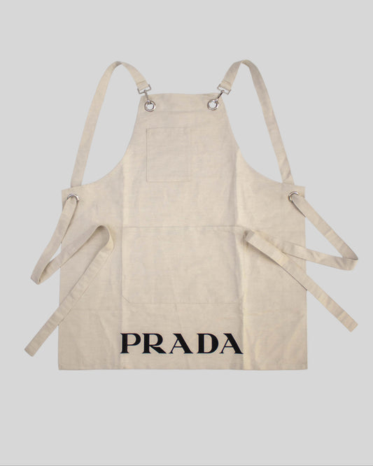 Prada F/W 2023 Cotton Linen Blend Apron / One size