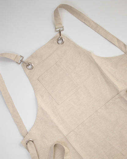 Prada F/W 2023 Cotton Linen Blend Apron / One size