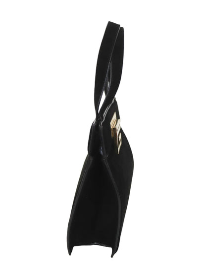 F/W 1997 Gucci by Tom Ford Black Mini Top Handle Bag Square G Clasp