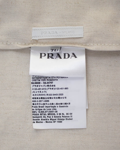 Prada F/W 2023 Cotton Linen Blend Apron / One size