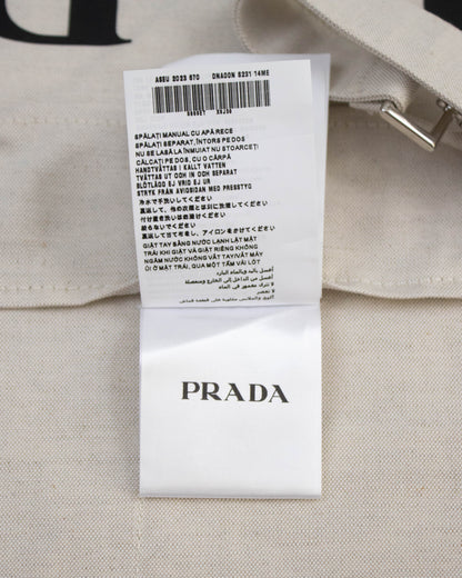 Prada F/W 2023 Cotton Linen Blend Apron / One size