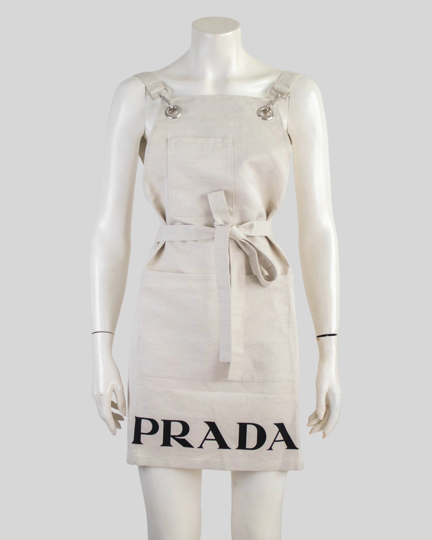 Prada F/W 2023 Cotton Linen Blend Apron / One size