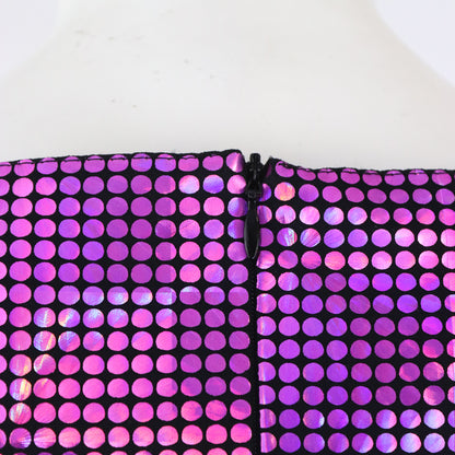 Vintage S/S 1997 Versus by Gianni Versace Holographic Dress As seen in The Nanny / IT 42 (S-M)