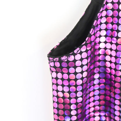 Vintage S/S 1997 Versus by Gianni Versace Holographic Dress As seen in The Nanny / IT 42 (S-M)