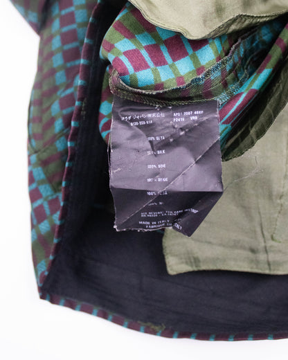 Vintage S/S 2008 Prada Fairy Collection Forest Green Silk Runway Ensemble / XS-S