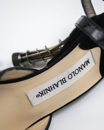 Vintage 1990s Manolo Blahnik for John Galliano Caged-Nail Heels / 36 (US 6)