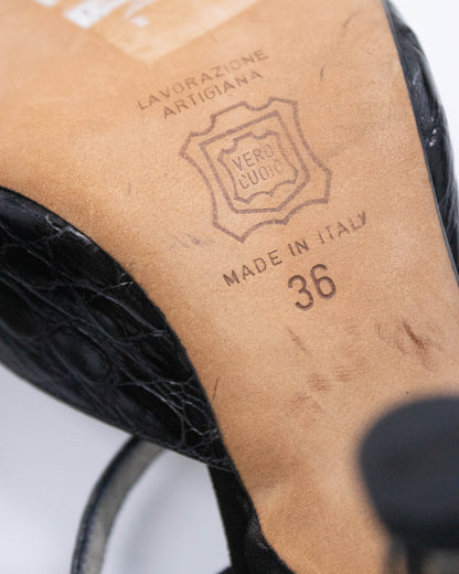 Vintage 1990s Manolo Blahnik for John Galliano Caged-Nail Heels / 36 (US 6)