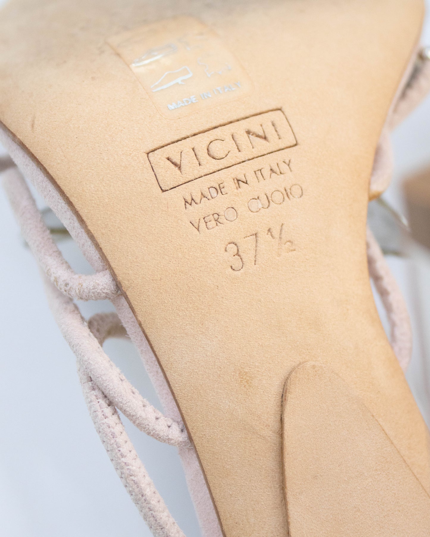 Vintage Vicini Giuseppe Zanotti Crystal Sun Charm Heels / 37.5 (US 7.5)