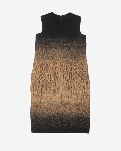 Vintage F/W 2007 Prada Ombré Crinkled Runway Dress / XS-S