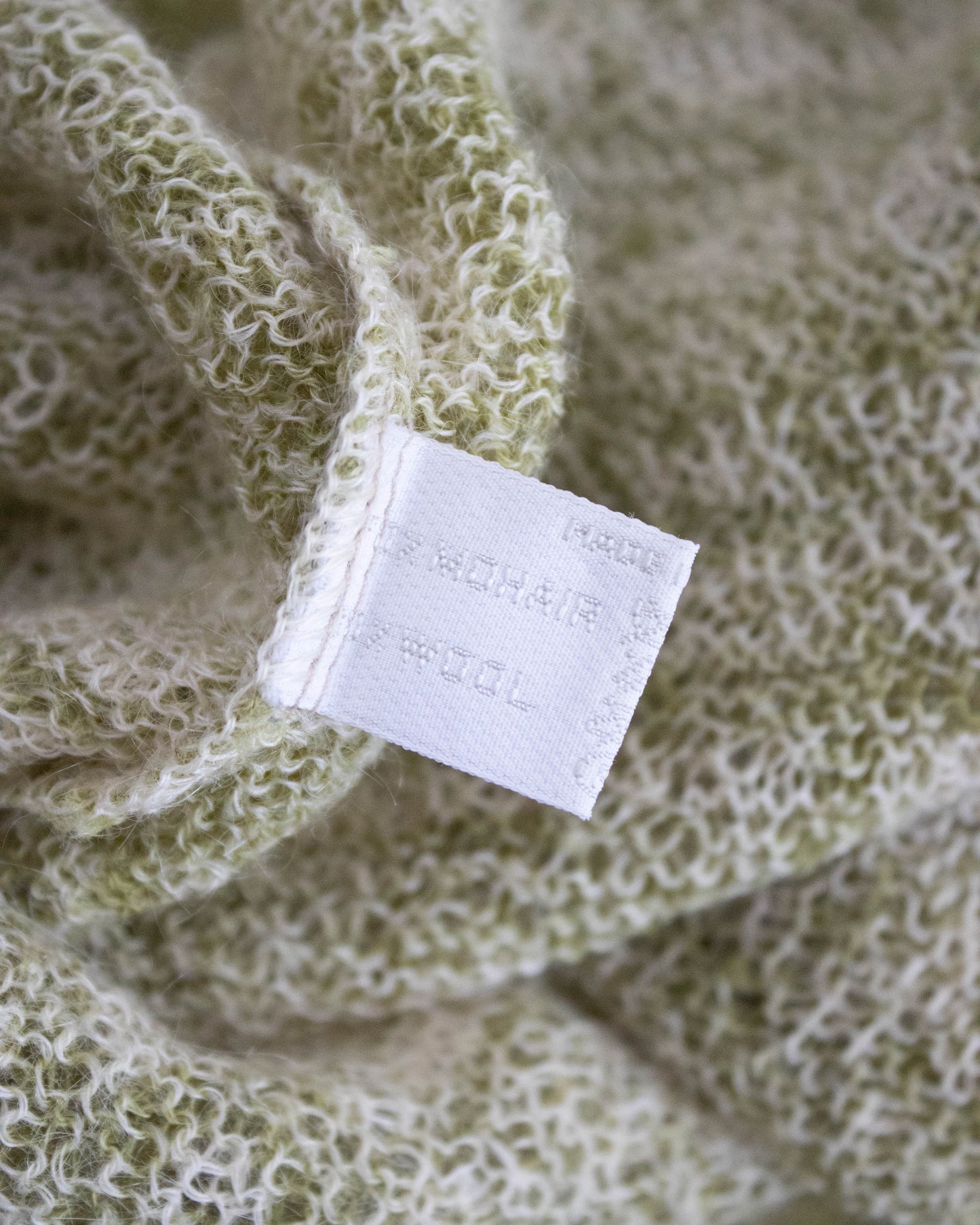 Vintage S/S 1996 Prada 'Ugly Chic' Tweed Print Cropped Sweater / IT 40 (XS-S)