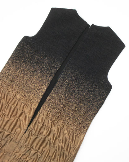 Vintage F/W 2007 Prada Ombré Crinkled Runway Dress / XS-S