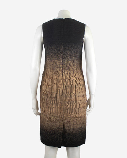 Vintage F/W 2007 Prada Ombré Crinkled Runway Dress / XS-S