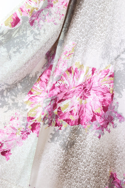 NWT Vintage 2000s Roberto Cavalli Just Cavalli Silk Asymmetric Floral Print Dress / IT 42 (S)