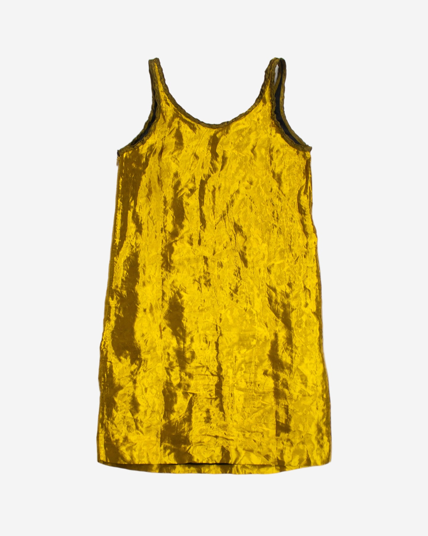 Vintage S/S 2009 Prada Gold Metal Runway Dress / IT 40 (S)