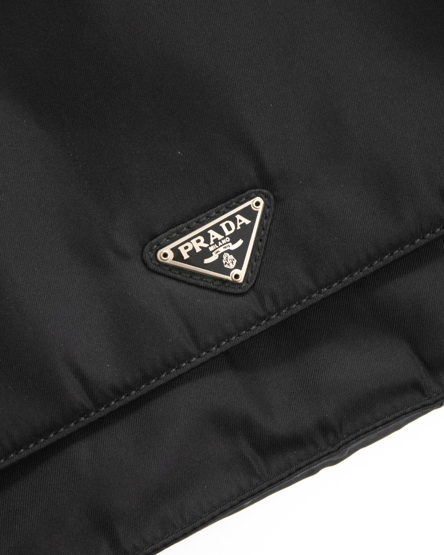 Vintage F/W 1996 Prada Black Nylon Shoulder Bag