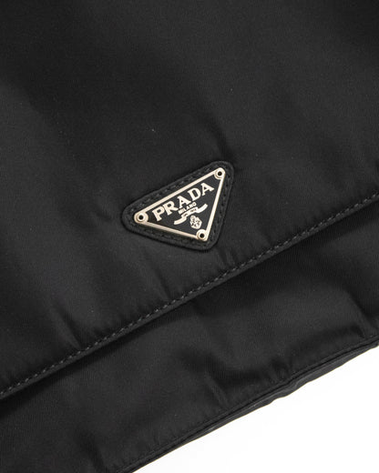 Vintage F/W 1996 Prada Black Nylon Shoulder Bag