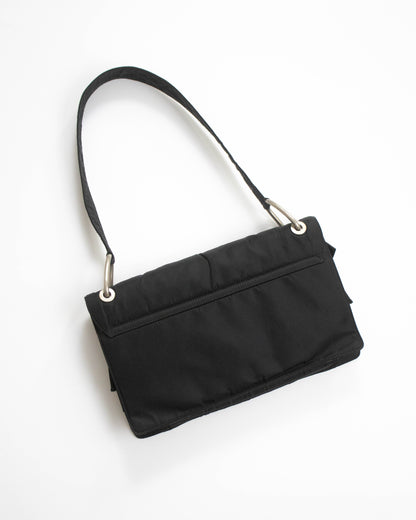 Vintage F/W 1996 Prada Black Nylon Shoulder Bag