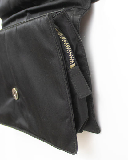 Vintage F/W 1996 Prada Black Nylon Shoulder Bag