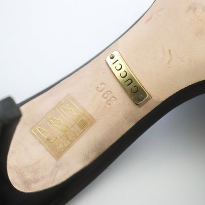 Vintage 2000s Gucci Beige Canvas GG Monogram Mules Bow Detail Heels / 39 (US 9)