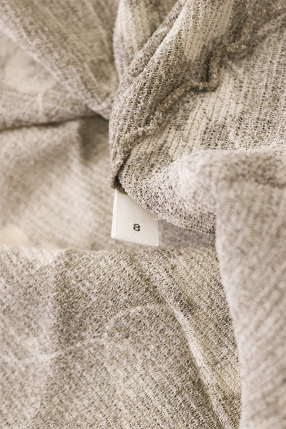 Vintage S/S 1994 Calvin Klein Collection Beige Silk Floral Print Runway Top / S