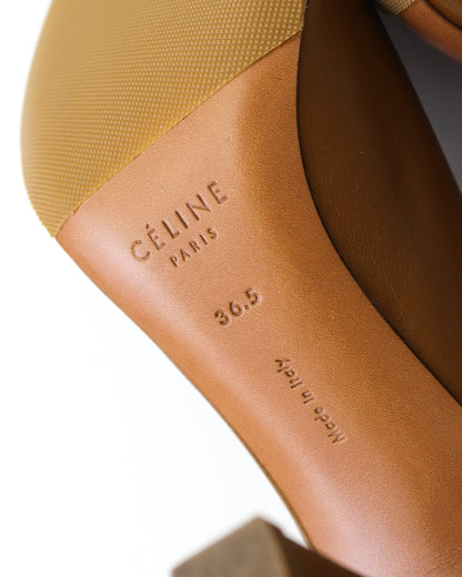 S/S 2017 Celine by Phoebe Philo Tan Leather Stretch Glove Boots / 36.5 (US 6.5)