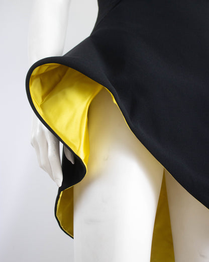 Vintage F/W 1991 Gianni Versace Couture Sculpted Silk Runway Dress / IT 40 (XS-S)