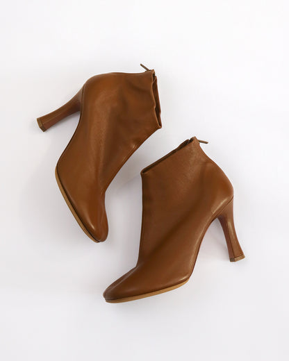 S/S 2017 Celine by Phoebe Philo Tan Leather Stretch Glove Boots / 36.5 (US 6.5)