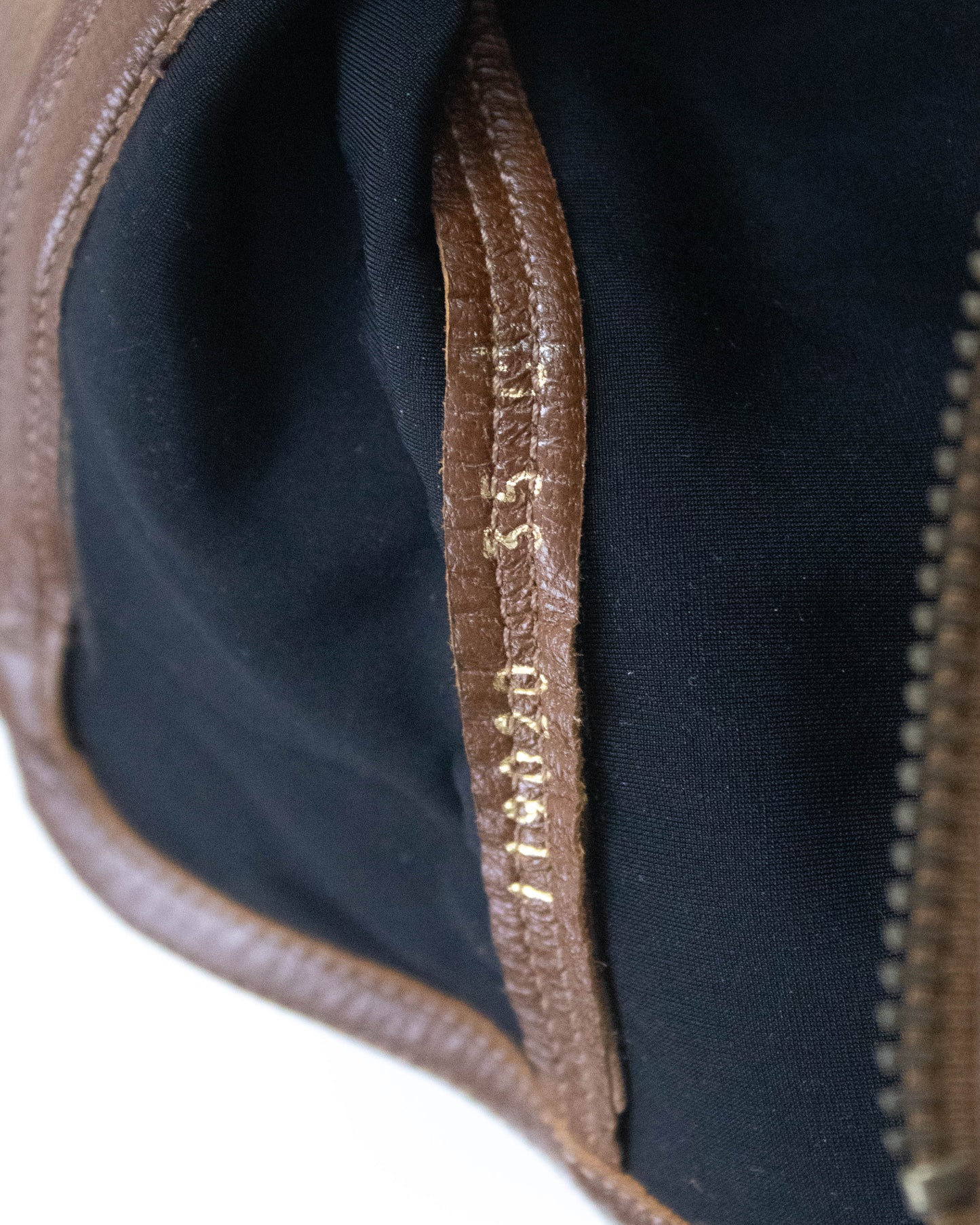 Vintage F/W 2003 Gucci by Tom Ford Thigh High Cognac Tan Leather Boots / 35 (US 5)