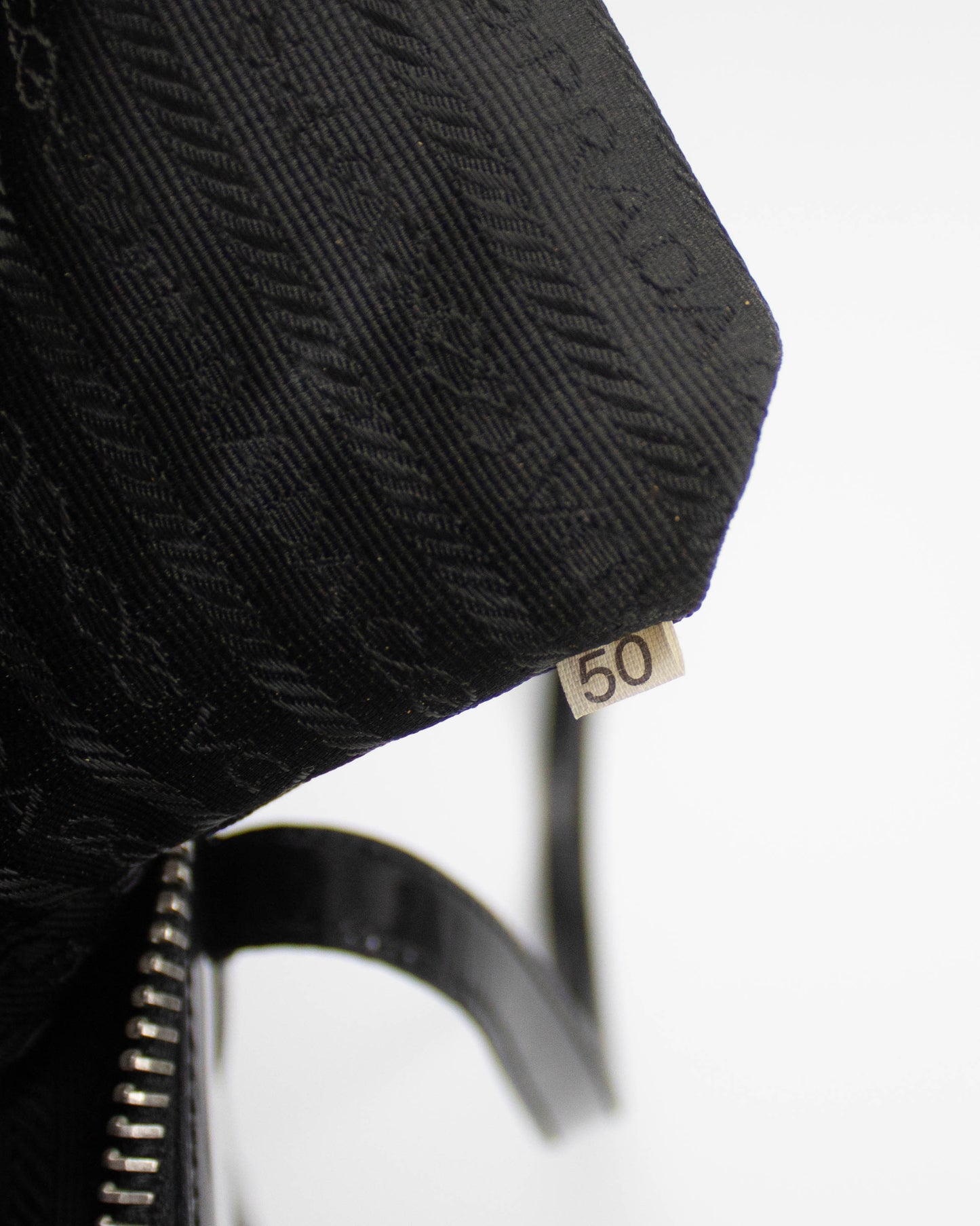 Vintage 1990s Prada Spazzolato Black Patent Leather Shoulder Bag