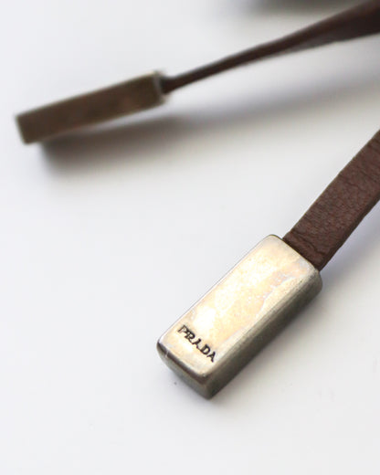 Vintage Prada Floral Applique Necklace Choker