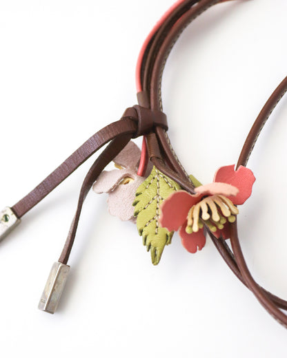 Vintage Prada Floral Applique Necklace Choker