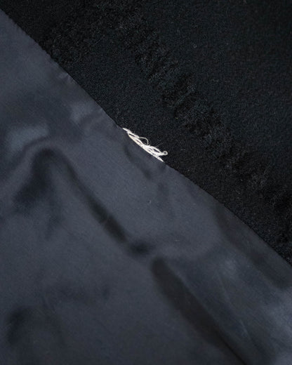 Vintage F/W 1998 Calvin Klein Collection Textured Wool Runway Coat / S