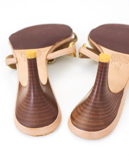 Vintage Vicini Giuseppe Zanotti Bejeweled Turtle Mule Heels / 35 (US 5)