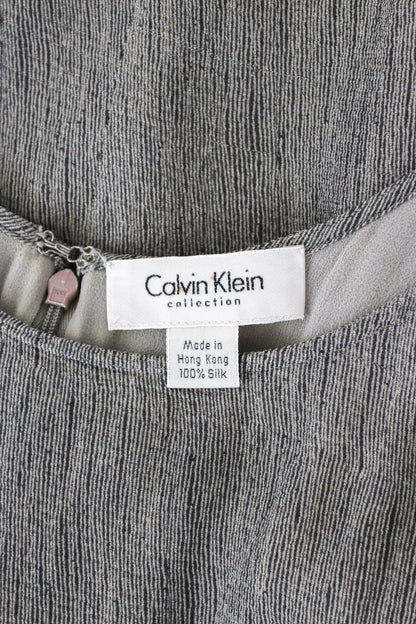 Vintage S/S 1994 Calvin Klein Collection Silk Runway Dress