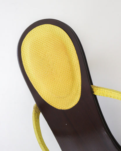 Vintage Gucci by Tom Ford Reptile Leather Kitten Heel Mules Horsebit Detail / 37.5 (US 7.5)