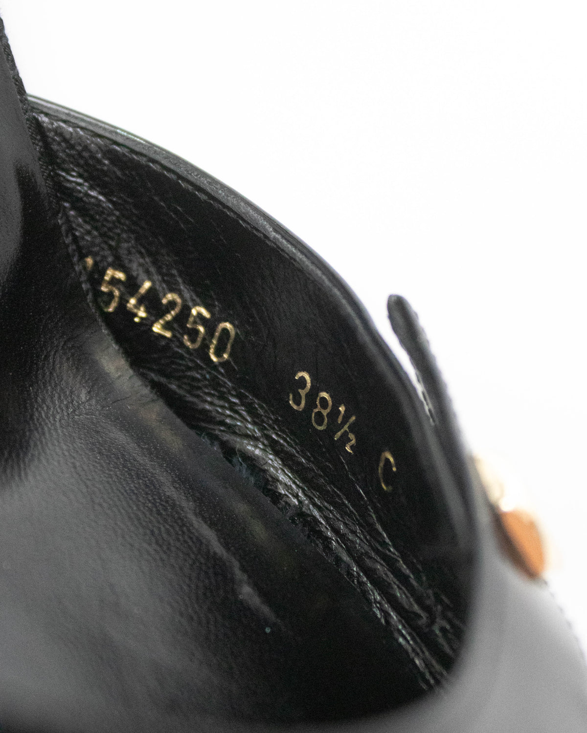 Vintage Gucci Black Monogram Canvas Mule Heels / 38.5 (US 8.5)