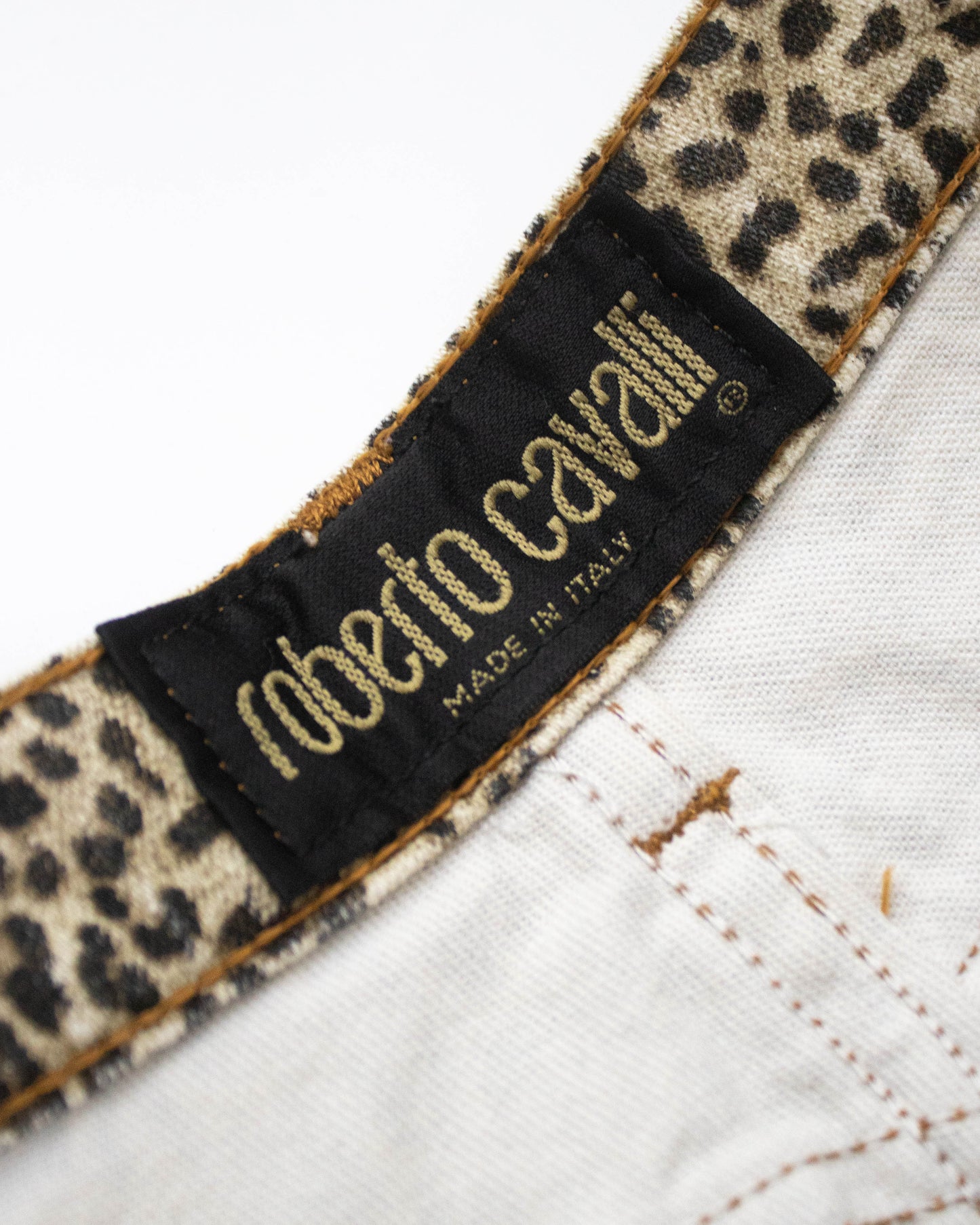 Vintage F/W 1998 Roberto Cavalli Animal Print Pants / XS
