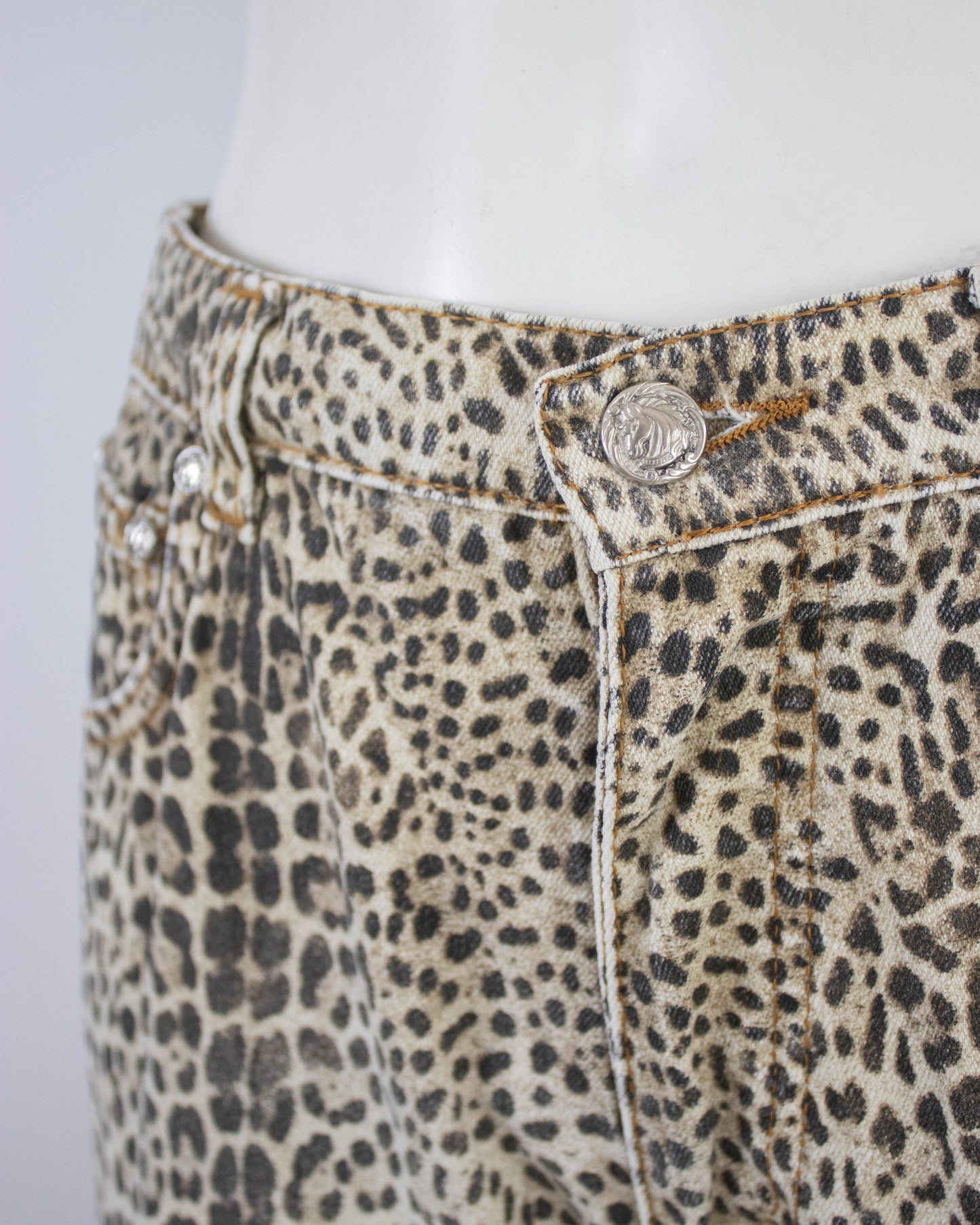 Vintage F/W 1998 Roberto Cavalli Animal Print Pants / XS