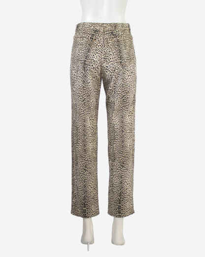 Vintage F/W 1998 Roberto Cavalli Animal Print Pants / XS