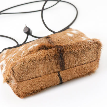 Vintage F/W 1999 Miu Miu Prada Real Fur Mini Crossbody Bag Small Pouch