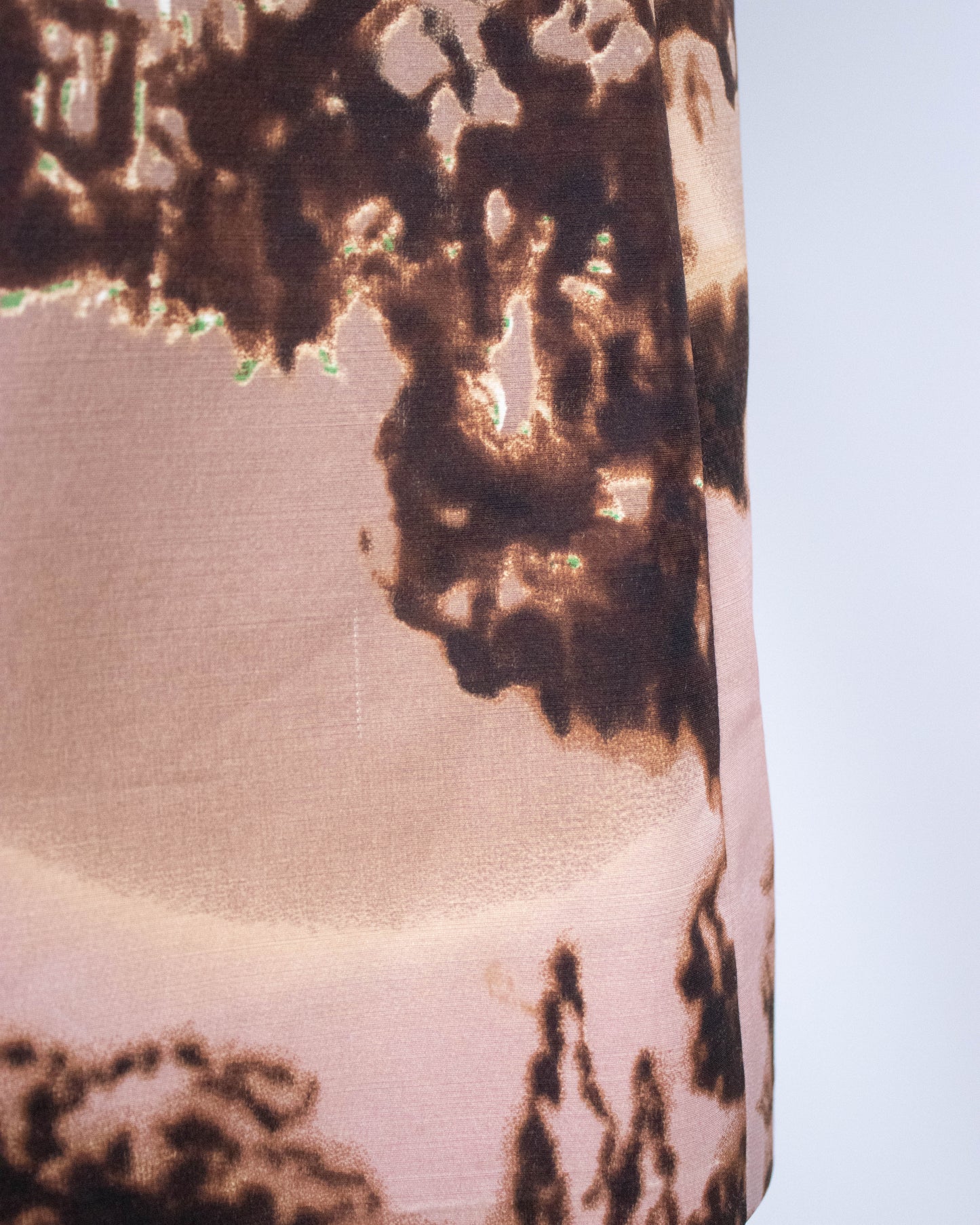 Vintage F/W 2004 Prada Landscape Print Wool Silk Skirt / IT 42 (S)