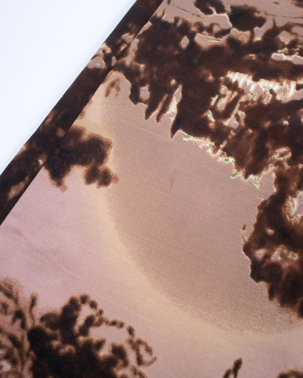 Vintage F/W 2004 Prada Landscape Print Wool Silk Skirt / IT 42 (S)