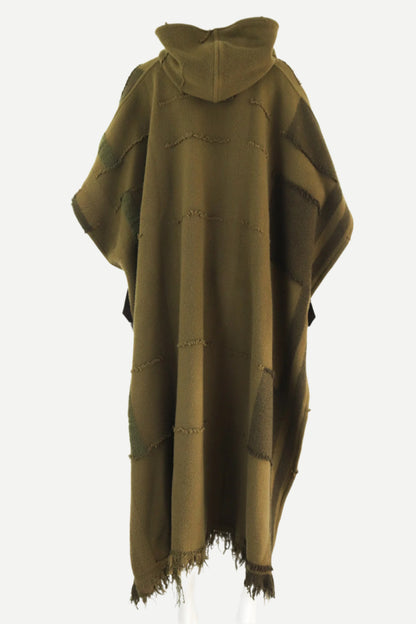 Vintage F/W 2006 Ralph Lauren Collection Purple Label Wool Poncho Cape Runway Coat