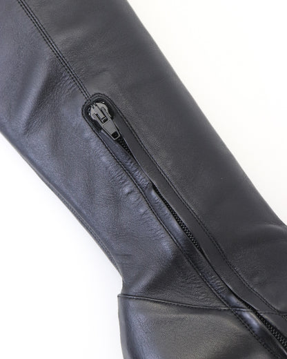 Celine by Phoebe Philo Black Leather Soft Ballerina Boots / 37 (US 7)