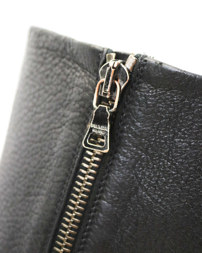 Vintage Prada Linea Rossa Leather Moto Boots / 36.5-37 (US 6.5-7)